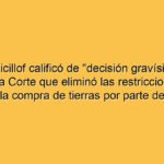 Axel Kicillof calificó de "decisión gravísima" el fallo de la Corte que eliminó las restricciones para la compra de tierras por parte de extranjeros