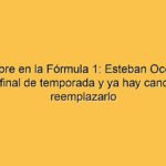Butaca libre en la Fórmula 1: Esteban Ocon dejará Haas al final de temporada y ya hay candidatos a reemplazarlo