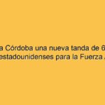 Llegó a Córdoba una nueva tanda de 6 cazas F-16 estadounidenses para la Fuerza Aérea