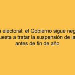 Reforma electoral: el Gobierno sigue negociando pero apuesta a tratar la suspensión de las PASO antes de fin de año