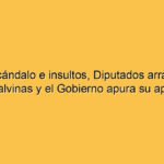 Con escándalo e insultos, Diputados arrancó con la Ley Malvinas y el Gobierno apura su aprobación