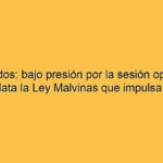 Diputados: bajo presión por la sesión opositora se dilata la Ley Malvinas que impulsa Milei
