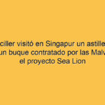 El canciller visitó en Singapur un astillero que reparará un buque contratado por las Malvinas para el proyecto Sea Lion
