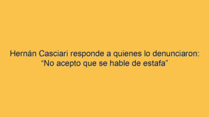 Hernán Casciari responde a quienes lo denunciaron: “No acepto que se hable de estafa”