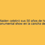 Iron Maiden celebró sus 50 años de historia con un monumental show en la cancha de Huracán