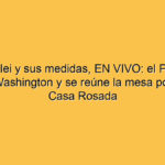 Javier Milei y sus medidas, EN VIVO: el Presidente viaja a Washington y se reúne la mesa política en Casa Rosada