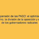 La suspensión de las PASO: el optimismo del Gobierno, la división de la oposición y el guiño de los gobernadores radicales