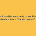 Las filminas del cineasta de Javier Milei y su curiosa charla sobre la "batalla cultural" en Tigre