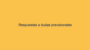 Respuestas a dudas previsionales