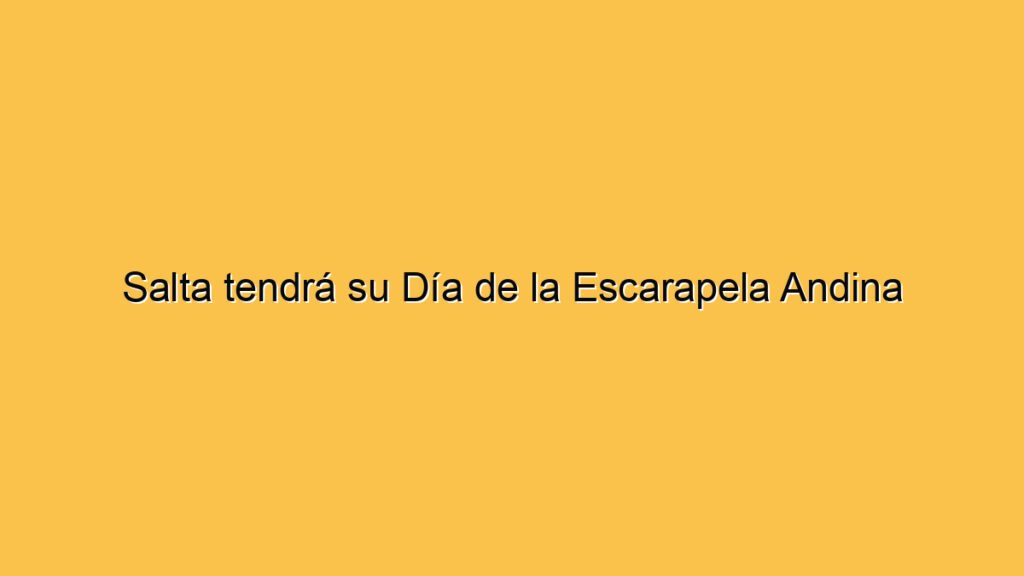 Salta tendrá su Día de la Escarapela Andina