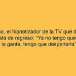 Tony Kamo, el hipnotizador de la TV que decía “duro, duro”, está de regreso: “Ya no tengo que dormir a la gente, tengo que despertarla”