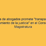 Una lista de abogados promete "transparentar el funcionamiento de la justicia" en el Consejo de la Magistratura